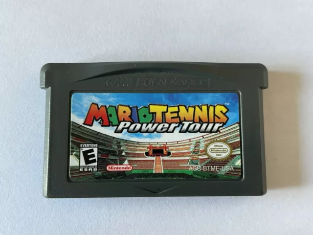 Mario Tennis: Power Tour, Nintendo Game Boy Advance GBA, Authentic, Tested