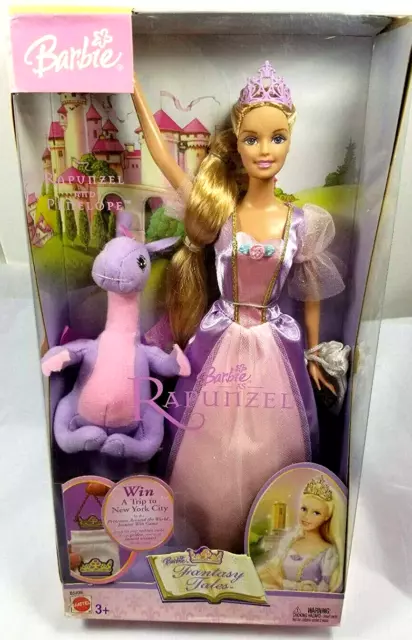 Rapunzel barbie dragon clearance