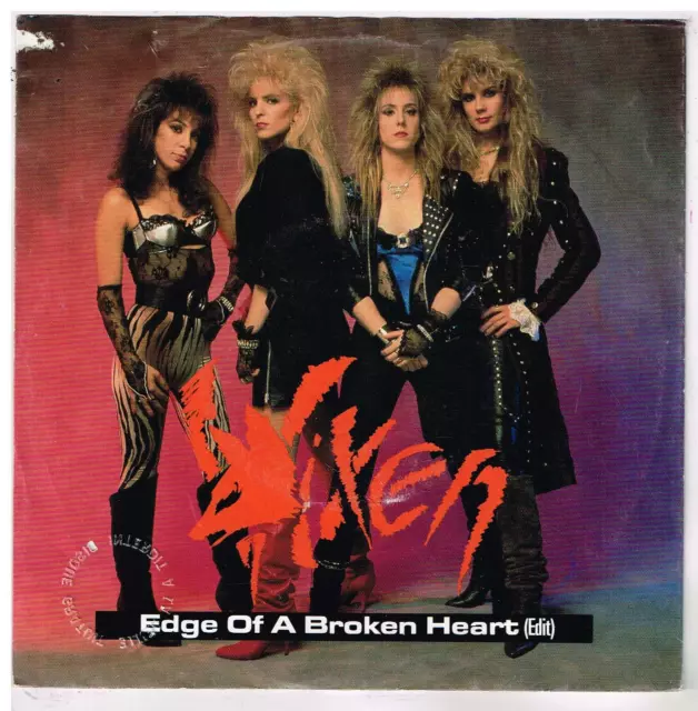 VIXEN    Edge of a broken heart     PROMOTION   7" 45 tours SP