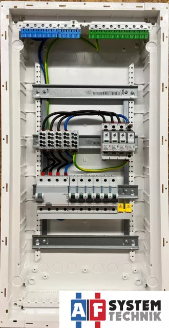 ABB | Striebel&John - UP / HW - Verteiler 4-reihig, anschlussfertig | 1xFI 6xLS