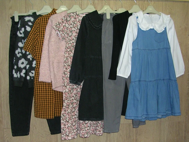 NEXT ZARA H&M etc Girls Bundle Tops Jumpers Jeans Dresses Cardigan Age 7-8 128cm