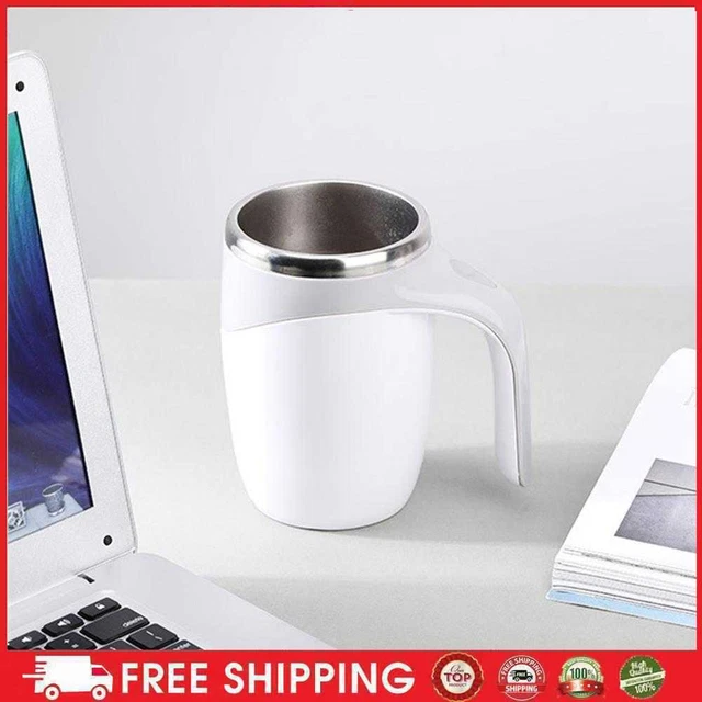 Tazza da caffè circolare elettrica HIMS, frullatore automatico acciaio inox latte frusta