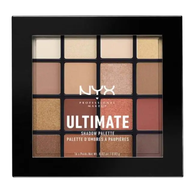 NYX Ultimate Palette D'Ombres à Paupières - Warm Neutrals