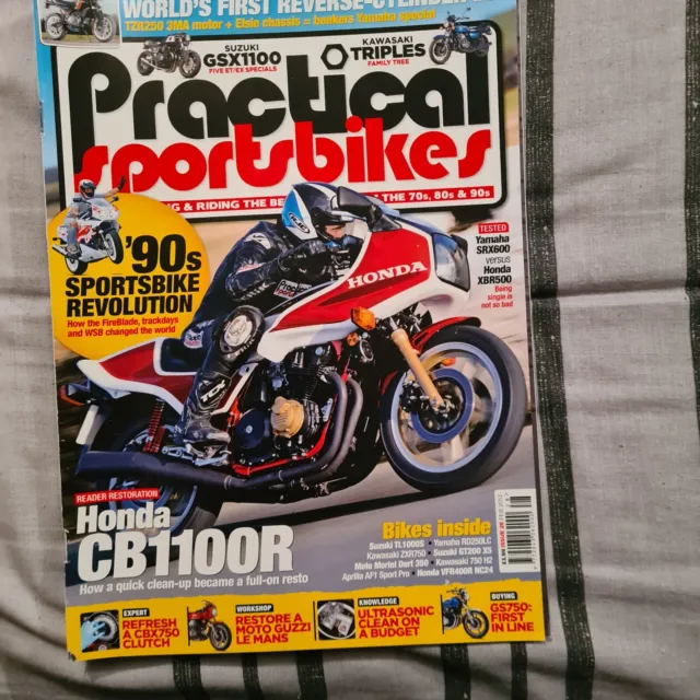 Praktisches Sportbikes Magazin Februar 2013 CBR1100R, Rückwärtszylinder LC, GS750