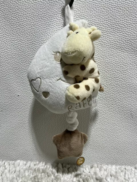 Raff giraffa musicale bambino pull steli