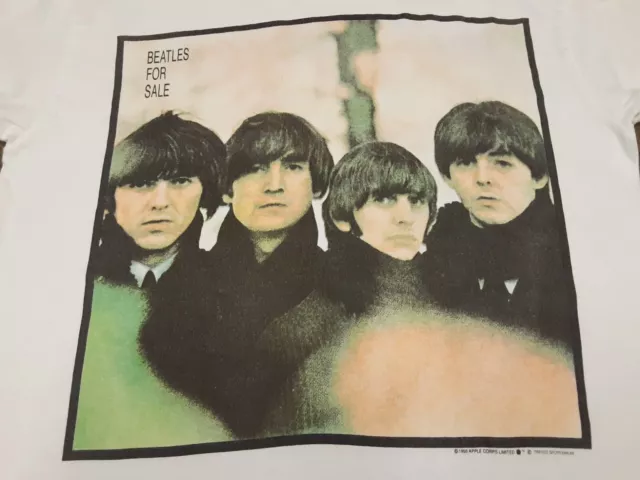 VTG 90s 1993 The Beatles For Sale 1964 album Robert Freeman art T Shirt Medium