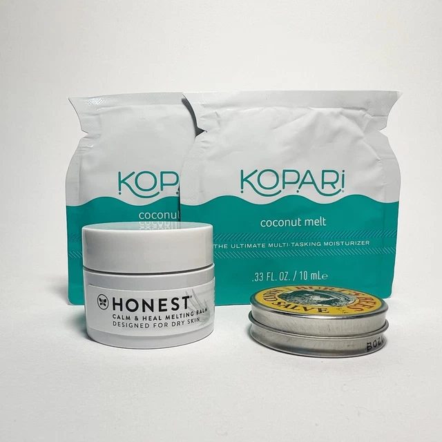 BODYCARE MOISTURIZERS LOT Kopari Honest Burt's Bees SAMPLE TRAVEL