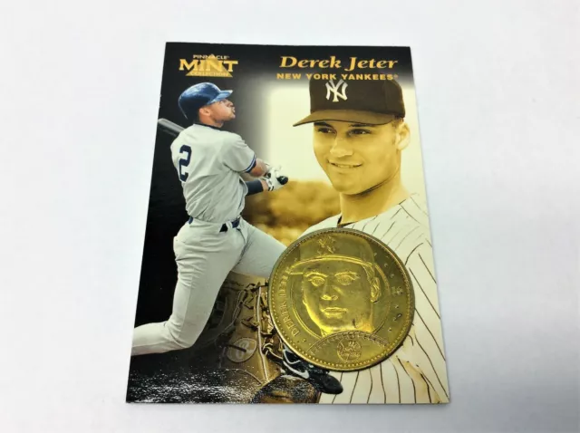 1997 Pinnacle Mint Collection Derek Jeter 16 of 30 Brass Baseball Card Coin 1997 Pinnacle Mint Collection Derek Jeter 16 of 30 Brass Baseball Card Coin