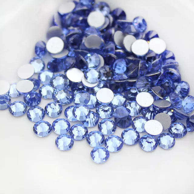 1440 Glass Nail Art Rhinestones Flat Back Crystal Gems DIY Art Deco Craft Beads