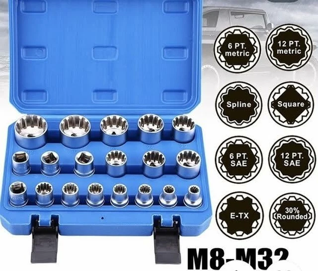 Topolenashop Set Chiavi XZN Millerighe A L Chiave Spline Extra