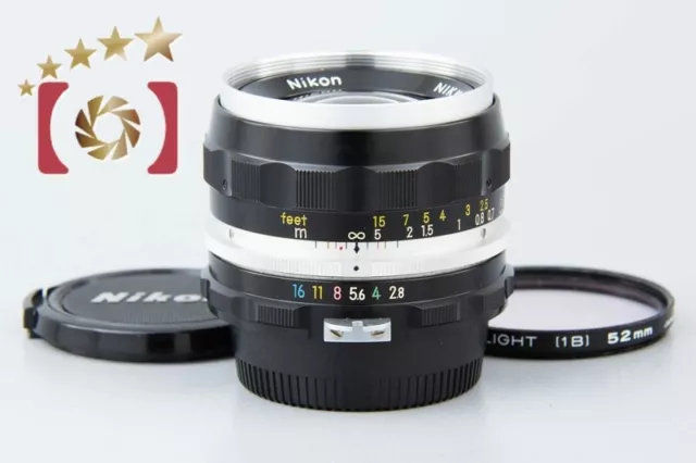 Near Mint!! Nikon NIKKOR-S Auto 35mm f/2.8 Non Ai Lens