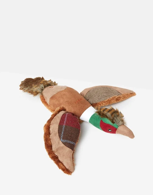 Rosewood Joules Squeaky Soft Plush Pheasant, Interactive One Size, Red 2