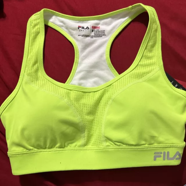 Fila sport racerback performance running bra hot sale