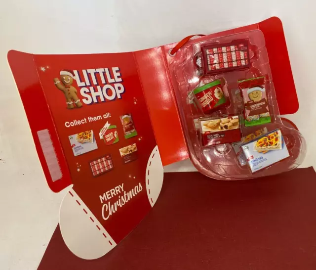 Coles ☆ Little Shop ☆ Christmas Edition Mini Grocery - Full Set & Collector Case