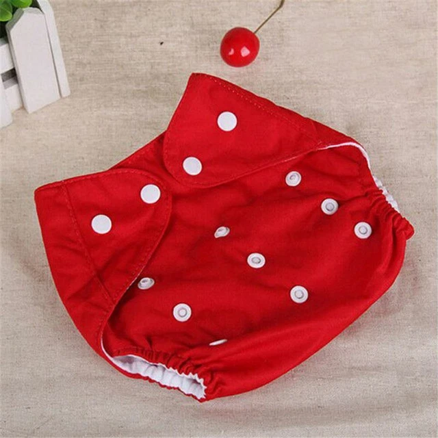 1PC Baby Washable Cloth Diaper Adjustable Reusable Solid Diaper Cover Wholesale 7