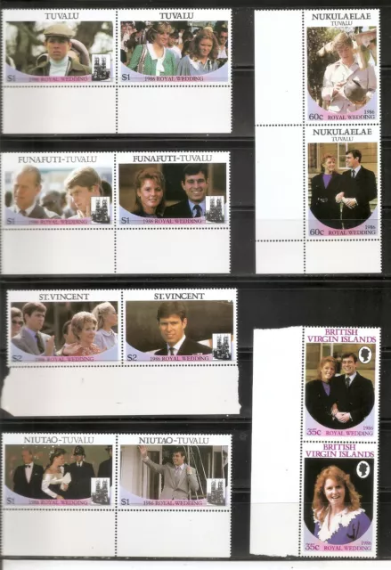 British Commowealth .  Royal Wedding , year 1986 . MNH