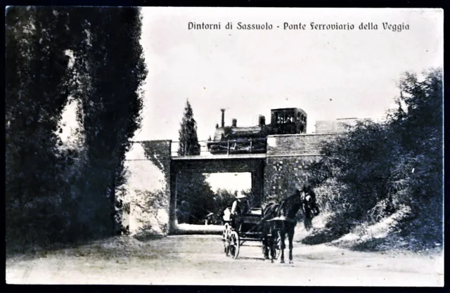 Emilia Romagna - Sassuolo - Casalgrande - Ponte Ferroviario Della Veggia - 1914.