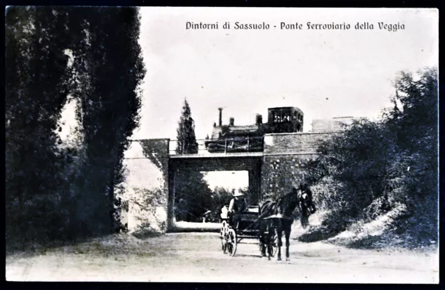 Emilia Romagna - Sassuolo - Casalgrande - Ponte Ferroviario Della Veggia - 1914.