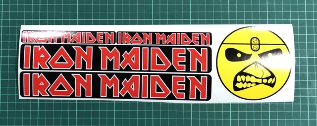 X5 Iron Maiden Sticker Decal Music Rock Metal Metallica Car Window Laptop lid