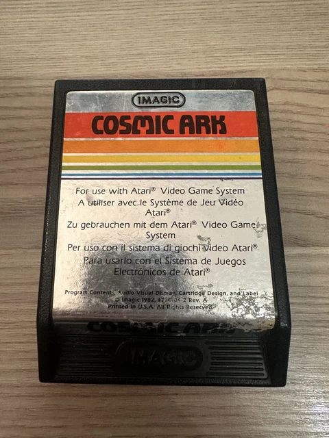 COSMIC ARK game for Pal Atari 2600 & 2600+ Plus Retron 77 W/Box