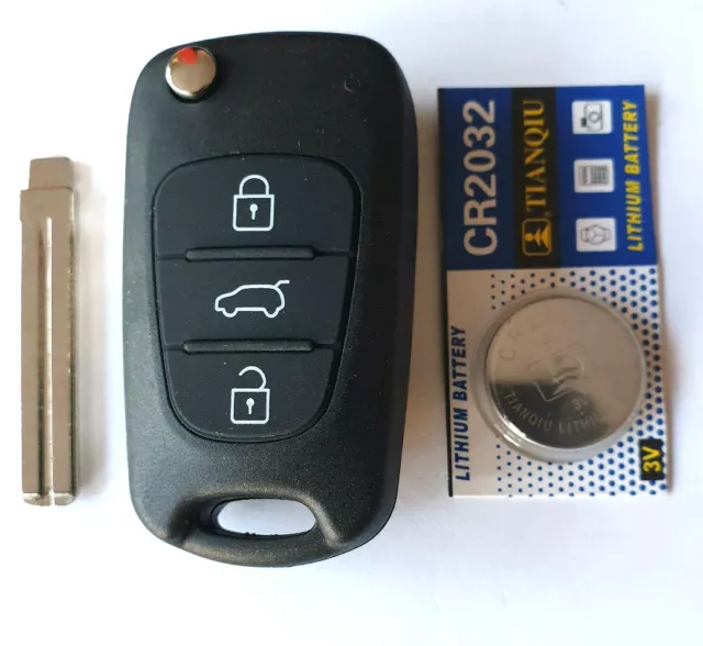 Auto Klapp Schlüssel Gehäuse Rohling HYN 14 für Hyundai i30 IX35
