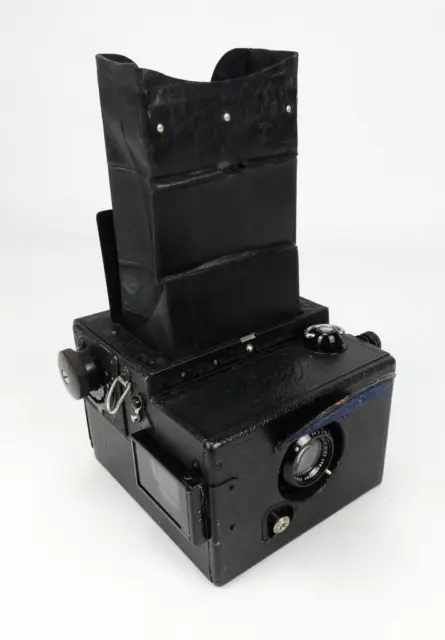 Película de rollo de plano focal de bandera vintage cámara réflex c1930 #2868