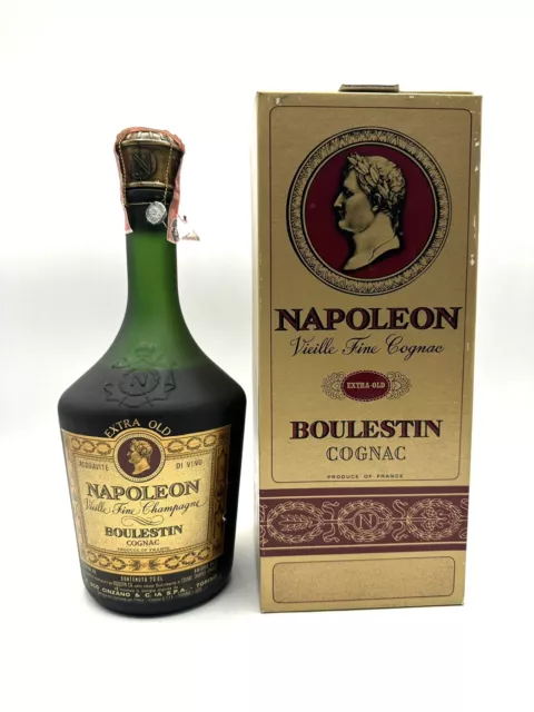 Extr Old Cognac 1970's Boulestin Napoleon Vieille Fin Champagne Cinzano 73cl 40%