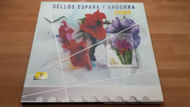 Libro Oficial De Correos Con Sellos De España Y Andorra 2007** De Lujo, Calidad.