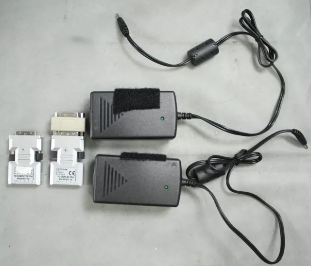 Extron DVI 104 Tx/Rx 60-977-12 & 60-977-13 - Transmitter, Reciever & 2x PSU