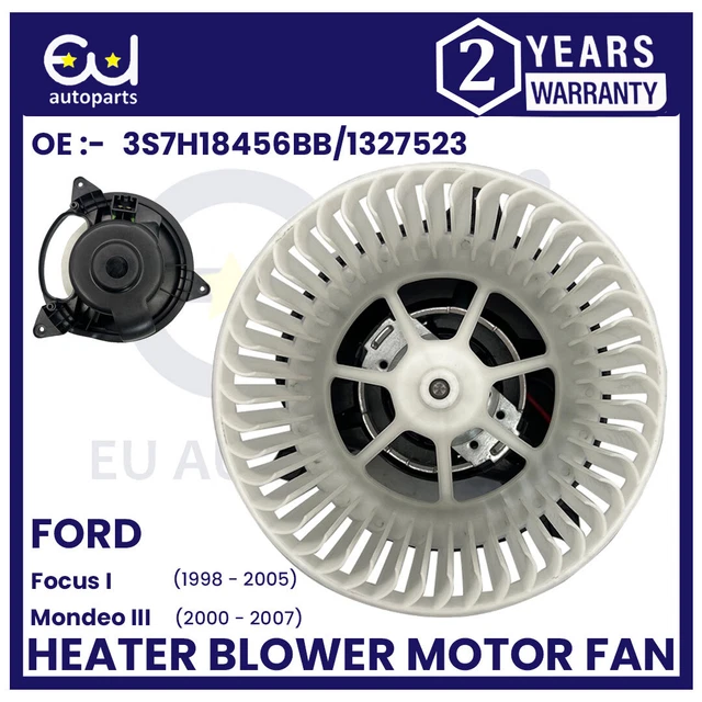 HEATER BLOWER MOTOR Fan For Ford Focus Mk1 Mondeo Mk3 9807 1327523 Lhd