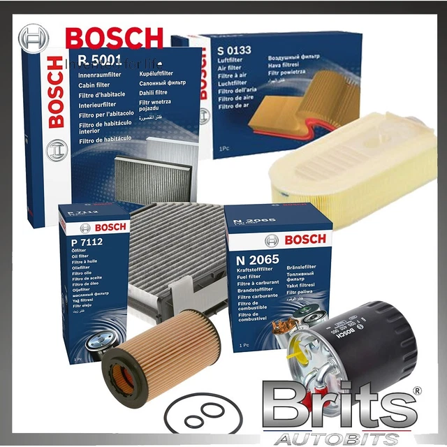 Mercedes C220 CDI W204 Service Kit – Bosch Oil Filter & 7L 5W30 Engine Oil (2008)