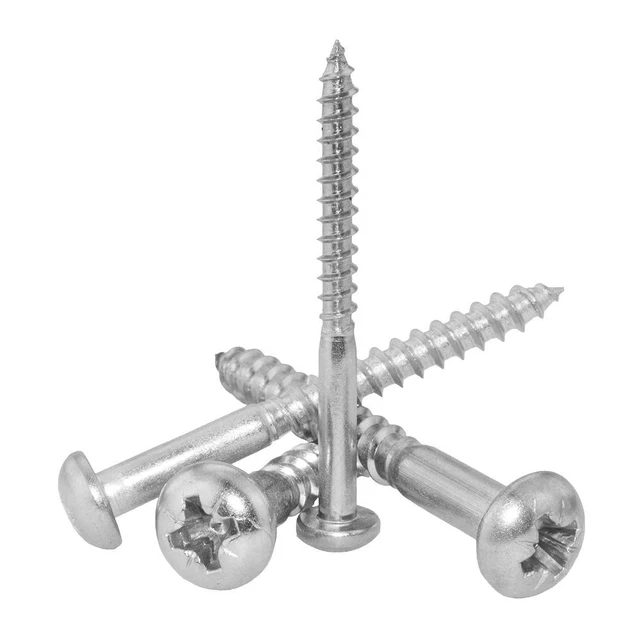 6 In Wood Screws No.10 X 1 1/2" (5 X 40) A2 Stainless Steel Pozi - Foto 10