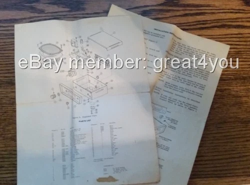 SEARS AUTO REVERBERATOR Instruction guide reverb Operating Installation ...