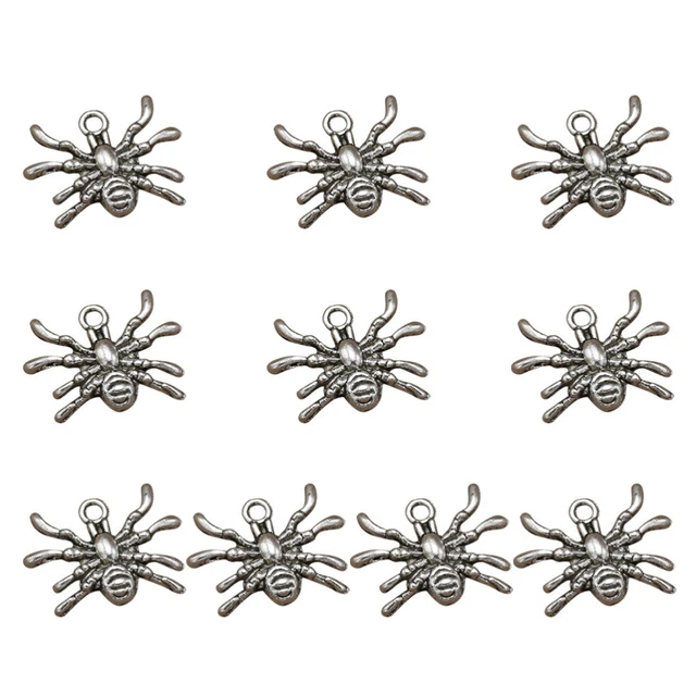 spider pendant 10 STÜCKE Spinne Charms Legierung Anhänger Charms DIY Schmuckhers