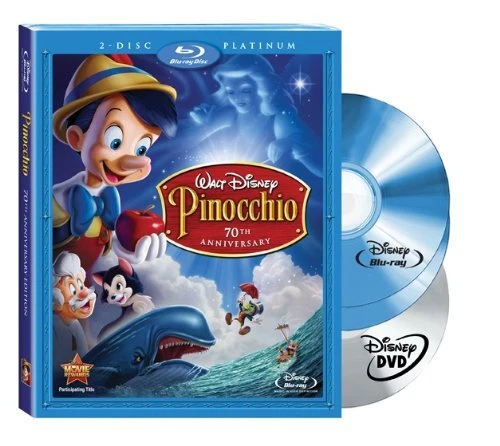 Pinocchio (Two-Disc 70th Anniversary Platinum Edition Blu-ray/DVD Combo + BD...