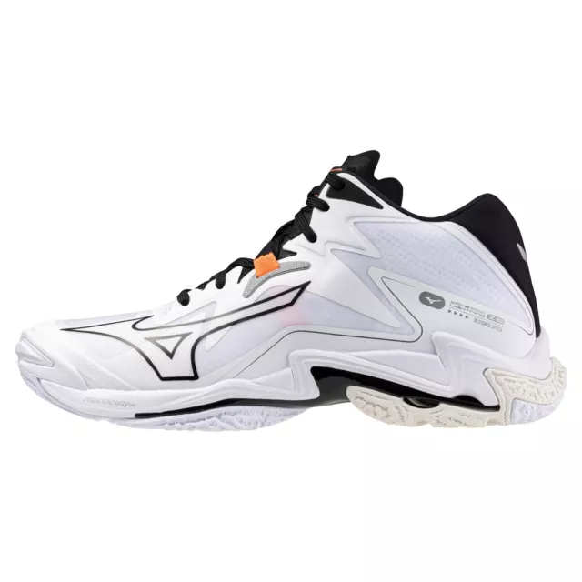 MIZUNO Volleyball Shoes WAVE LIGHTNING Z8 MID V1GA2405 51 White/Black  (US 7-9)