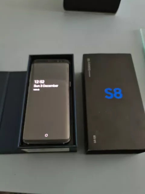 Samsung Galaxy S8 SM-G950F - 64GB - Midnight Black (Unlocked) (Single SIM)