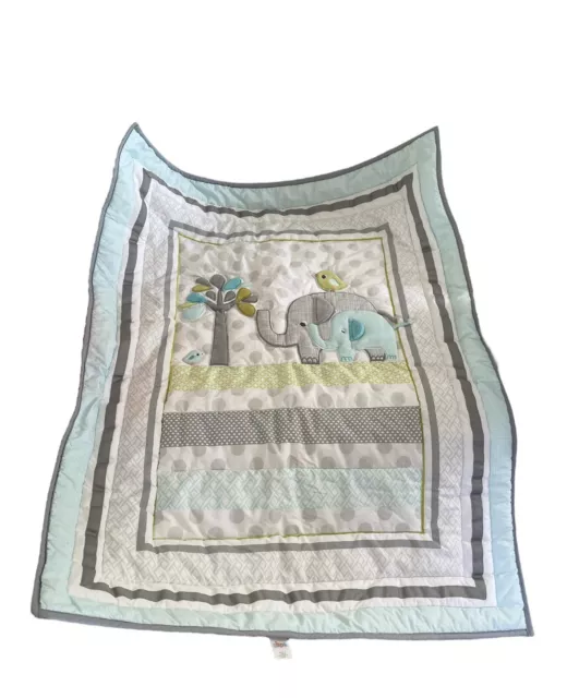 Circo 100% Cotton Elephant Baby Nursery Crib Comforter