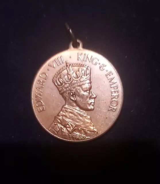 Coronation Of King Edward VIII medal May 12th 1937