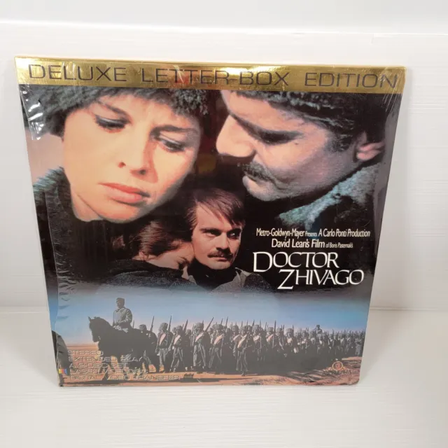 DOCTOR ZHIVAGO - 2 Laser Disc Set Deluxe Letter Box Edition - Brand New Sealed