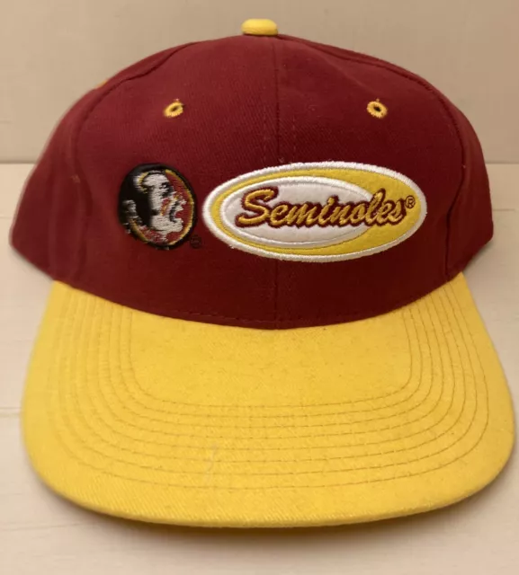 Vintage 1990s Florida State Seminoles College Football Adjustable Hat NCAA FSU