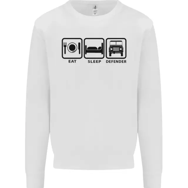 Eat Sleep 4X4 Off Road Roading Car Kids Sweatshirt Jumper