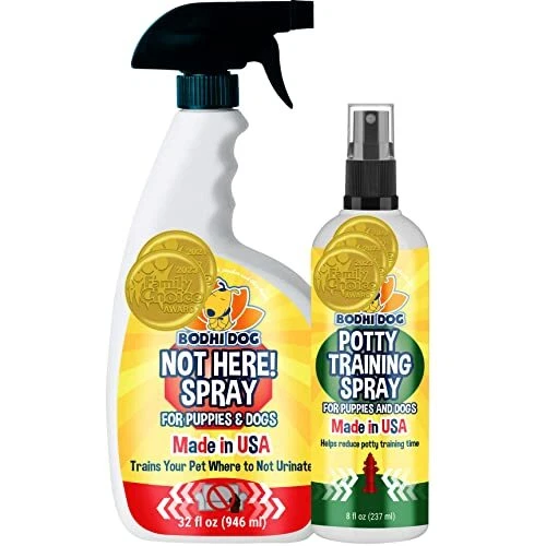 Not Here Spray 32oz + Potty Training Spray 8oz Bundle