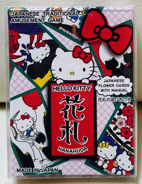 HELLO KITTY HANAFUDA JAPANESE Playing Cards With English Instructions HELLO KITTY HANAFUDA JAPANESE Playing Cards With English Instructions