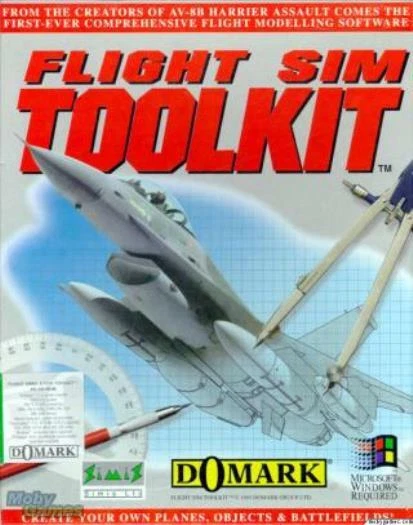 Flight Sim Toolkit PC CD create pilot own aircraft simulator cockpit editor game