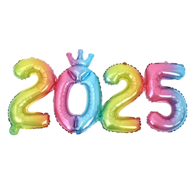 HAPPY NEW YEAR Balloons Chinese Years Decorations 2025 Eve Party