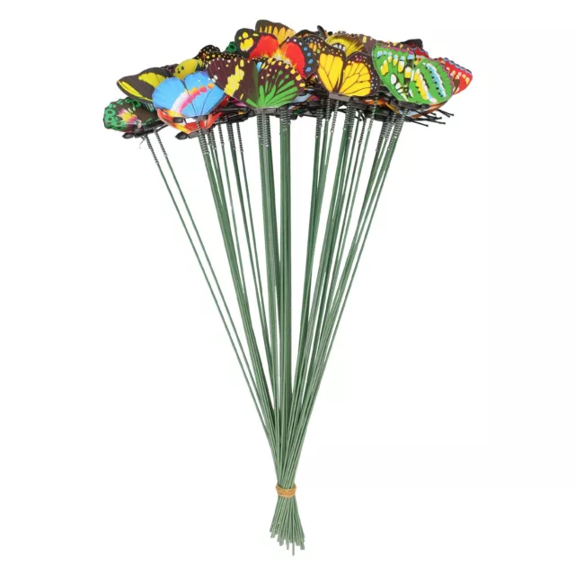 Brighten up Your Garden with Butterfly Stakes Set of 50 Decorative Stakes 2