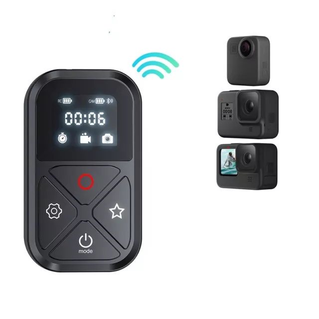 T10 80M Bluetooth Remote Control for  Hero 11 10 9 8 Max for  Phone Action2612