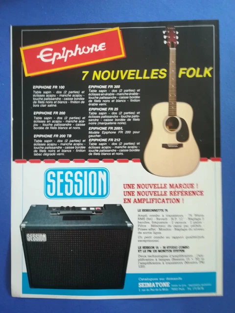 ADVERTISING CRAFTER 01 2002 ATE100CEQ ED155CEQ BA500EQ Guitar