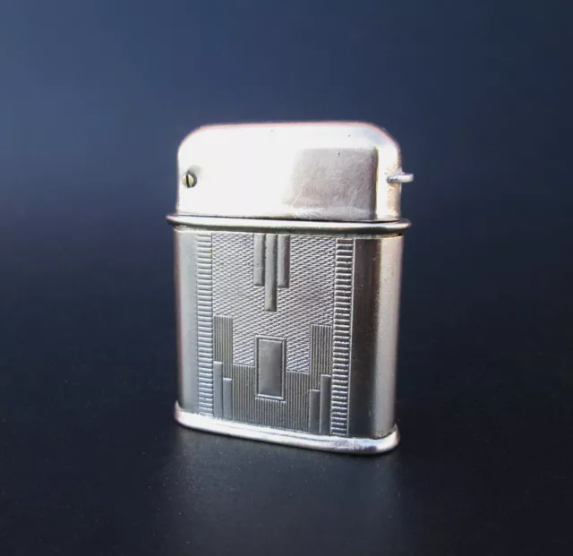 1930's Art Deco POLAIRE Benzine / Petrol Lighter - Made in France